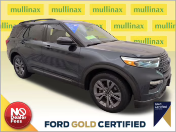 2022 Blue Metallic Ford Explorer XLT RWD SUV