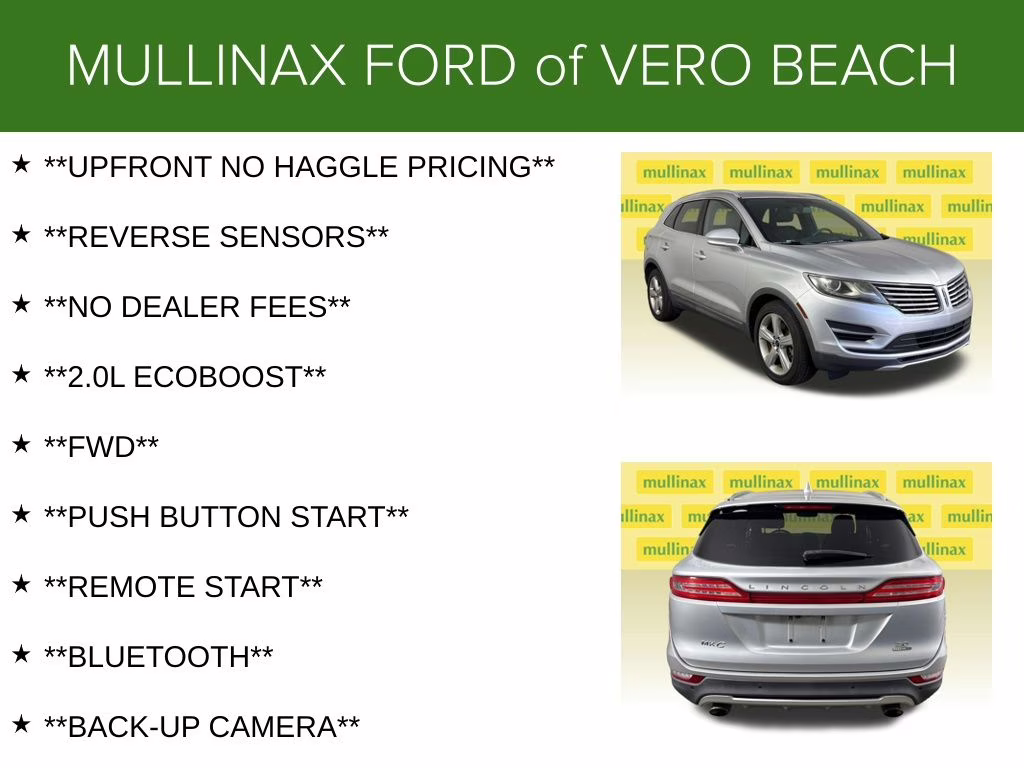 2015 Ingot Silver Lincoln MKC Base FWD SUV