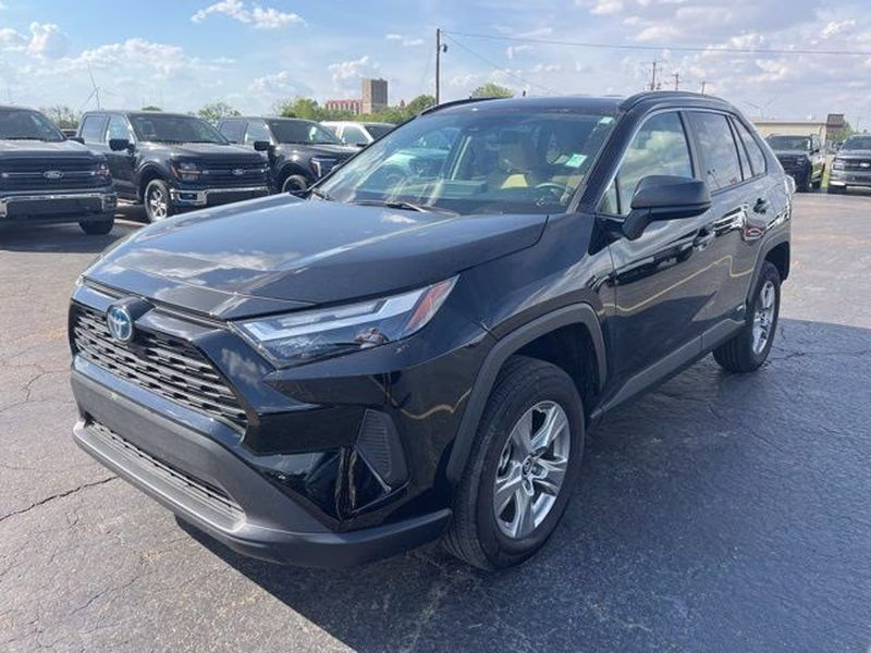2024 Midnight Black Metallic Toyota RAV4 Hybrid Hybrid LE AWD SUV