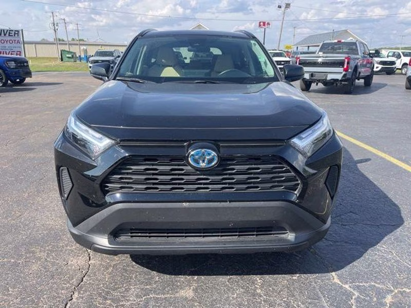 2024 Midnight Black Metallic Toyota RAV4 Hybrid Hybrid LE AWD SUV