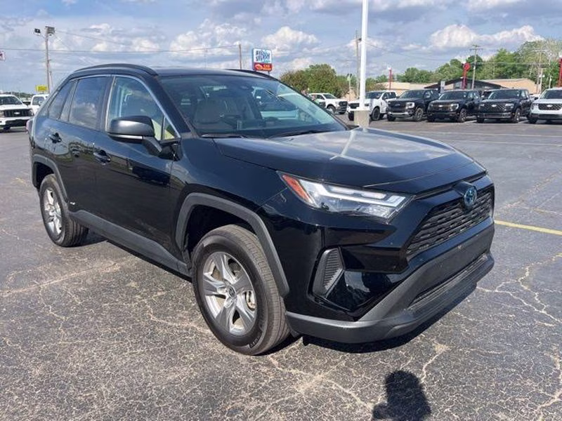 2024 Midnight Black Metallic Toyota RAV4 Hybrid Hybrid LE AWD SUV