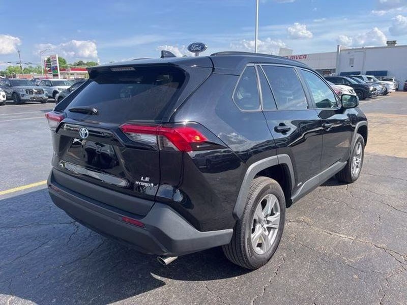 2024 Midnight Black Metallic Toyota RAV4 Hybrid Hybrid LE AWD SUV