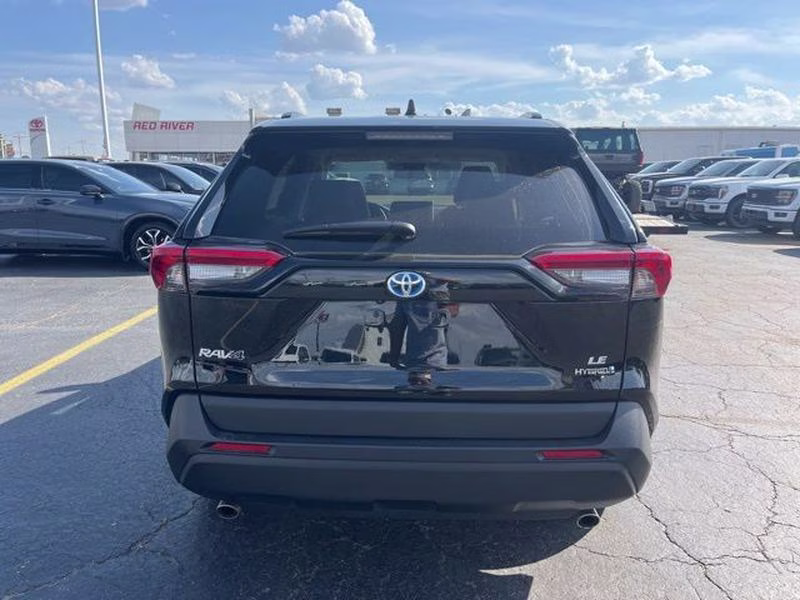 2024 Midnight Black Metallic Toyota RAV4 Hybrid Hybrid LE AWD SUV