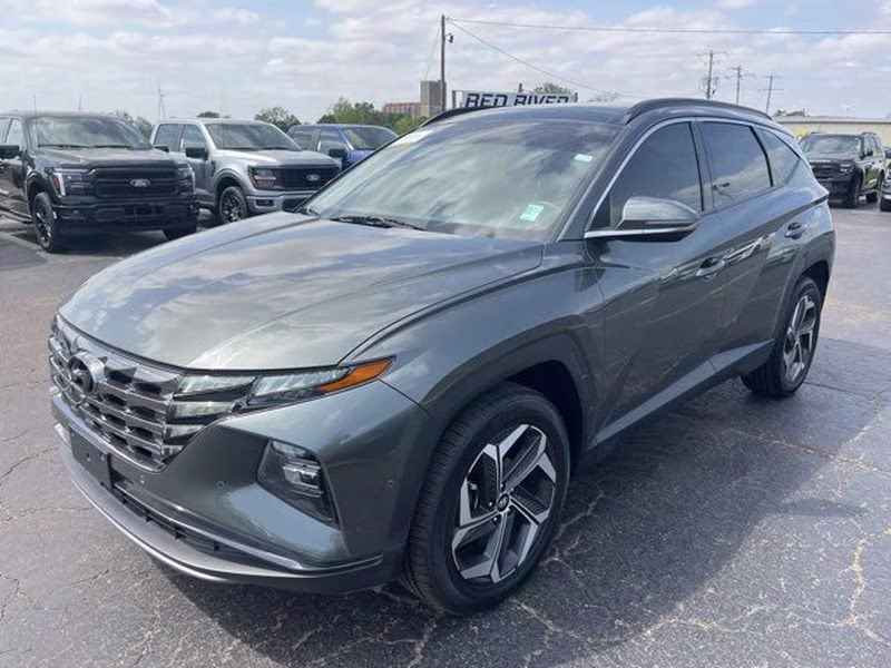 2023 Amazon Gray Hyundai Tucson Limited AWD SUV