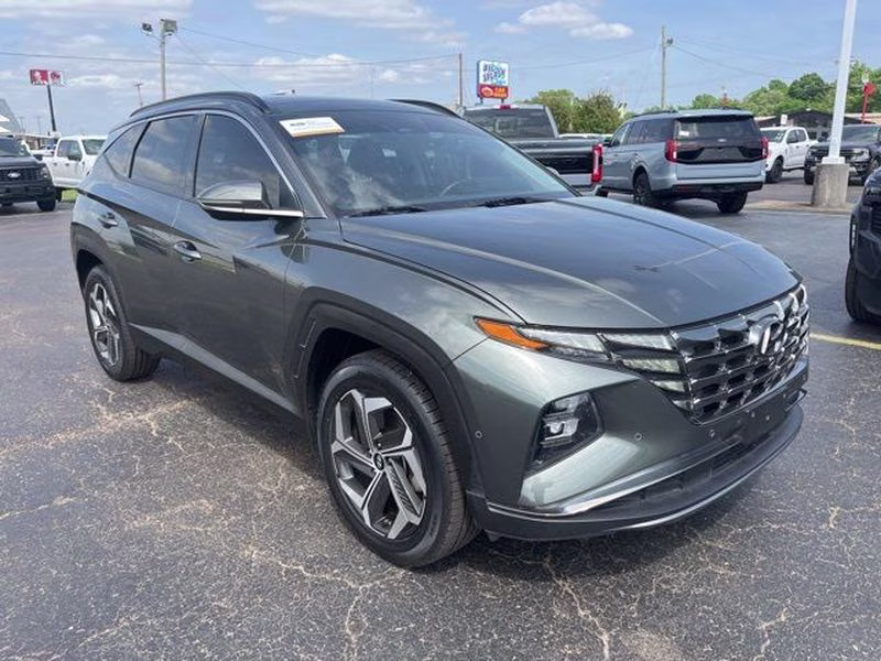 2023 Amazon Gray Hyundai Tucson Limited AWD SUV