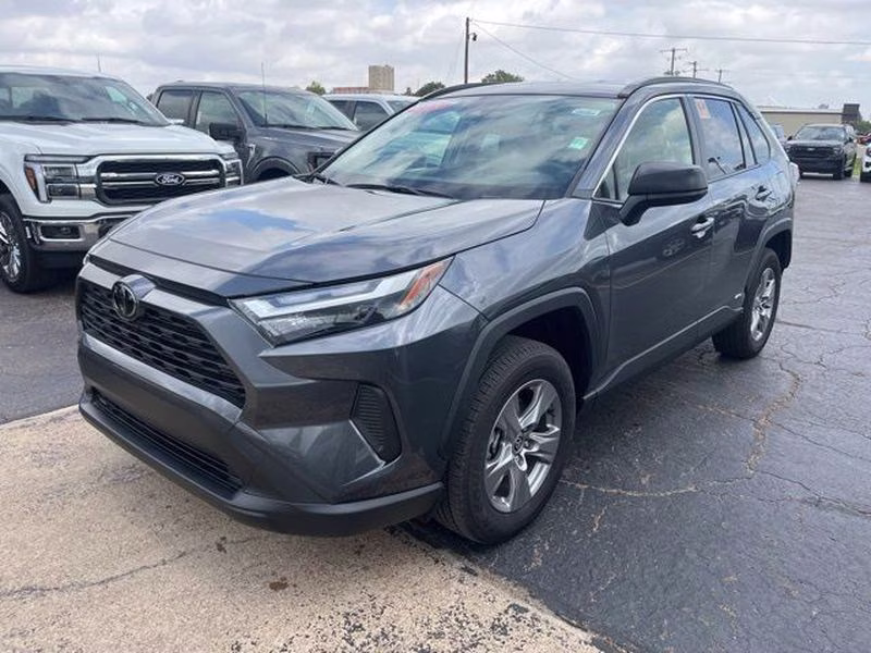 2025 Magnetic Gray Metallic Toyota RAV4 Hybrid Hybrid LE AWD SUV