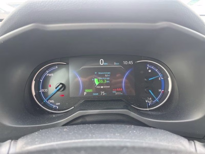 2025 Magnetic Gray Metallic Toyota RAV4 Hybrid Hybrid LE AWD SUV
