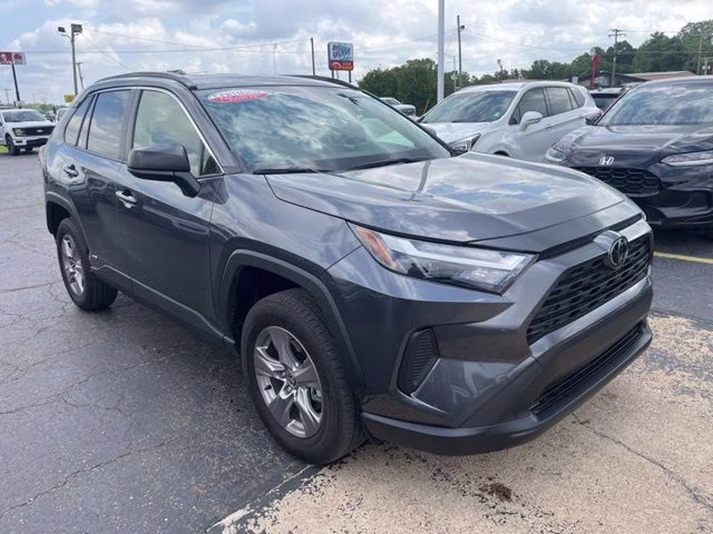 2025 Magnetic Gray Metallic Toyota RAV4 Hybrid Hybrid LE AWD SUV