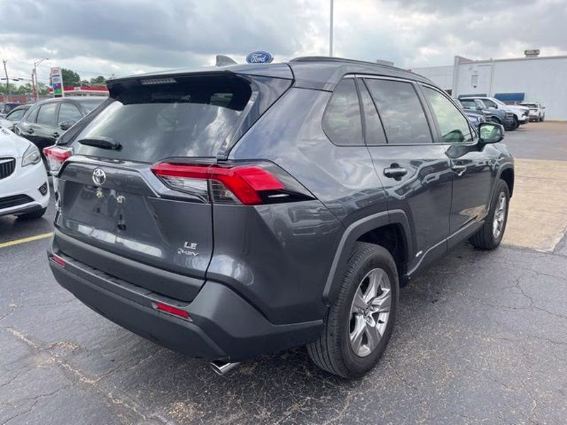 2025 Magnetic Gray Metallic Toyota RAV4 Hybrid Hybrid LE AWD SUV