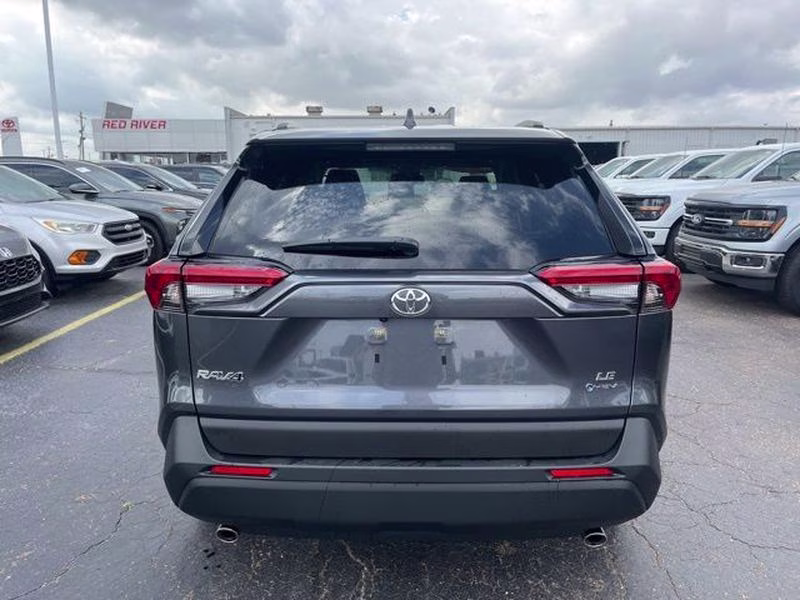 2025 Magnetic Gray Metallic Toyota RAV4 Hybrid Hybrid LE AWD SUV