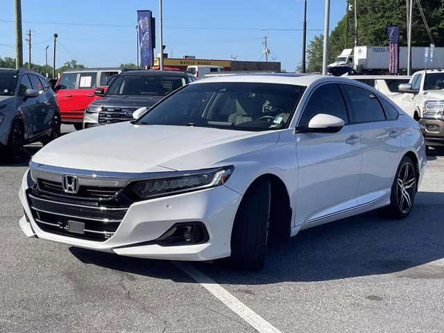 2021 Platinum White Pearl Honda Accord Touring 2.0T FWD Sedan
