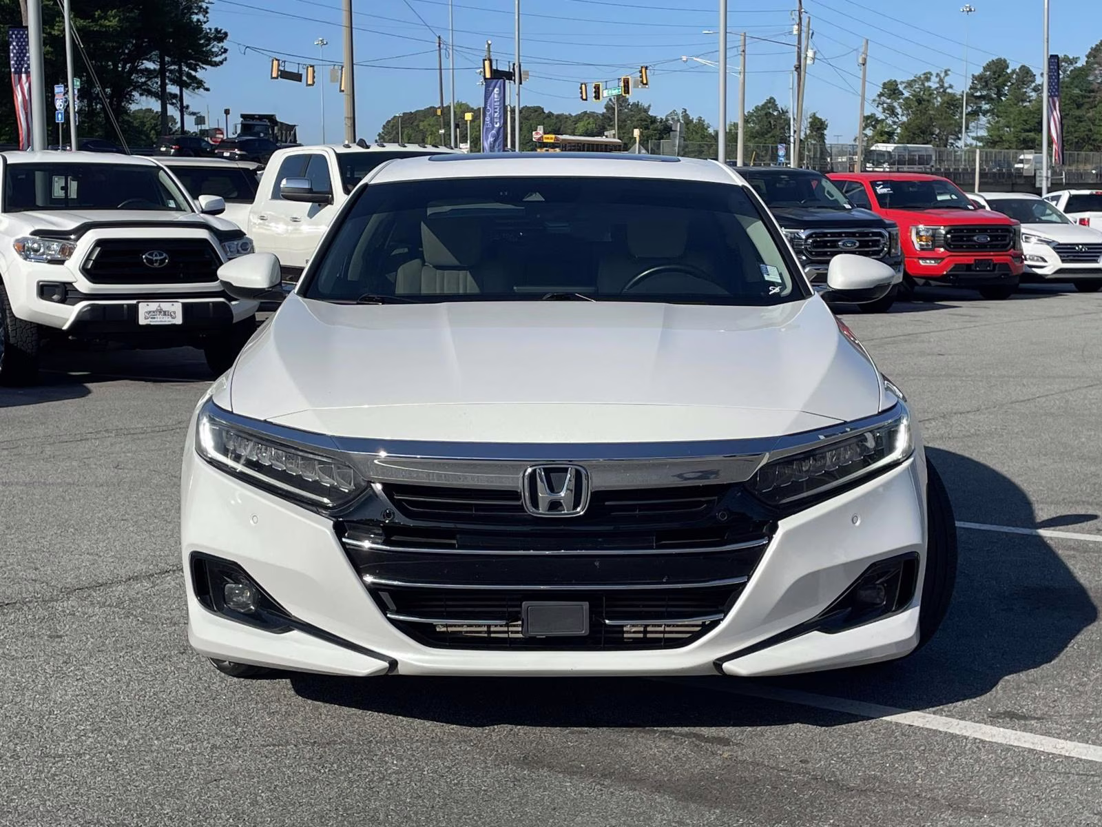 2021 Platinum White Pearl Honda Accord Touring 2.0T FWD Sedan