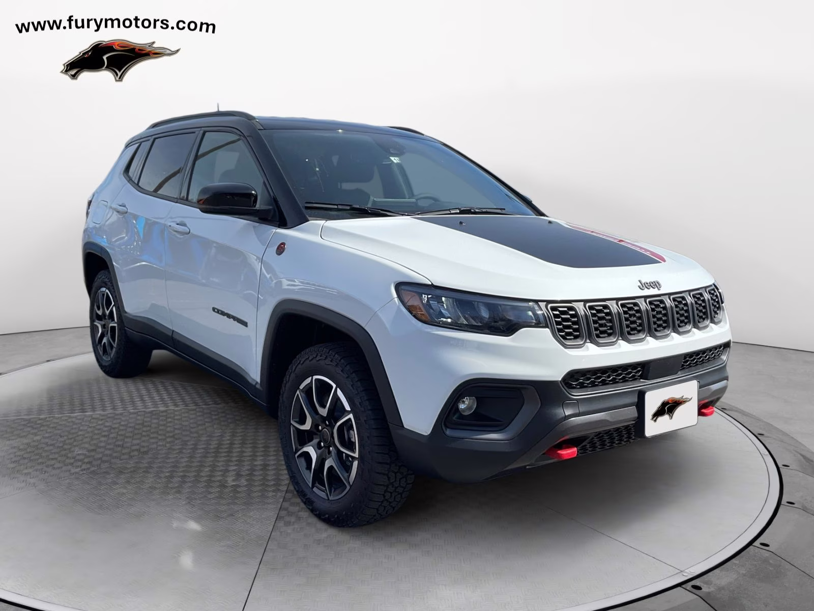 2026 Bright White Clearcoat Jeep Compass Trailhawk 4X4 SUV