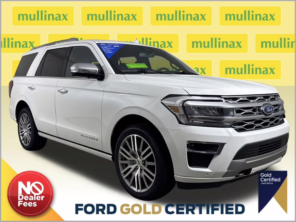2022 White Metallic Ford Expedition Platinum 4X4 SUV