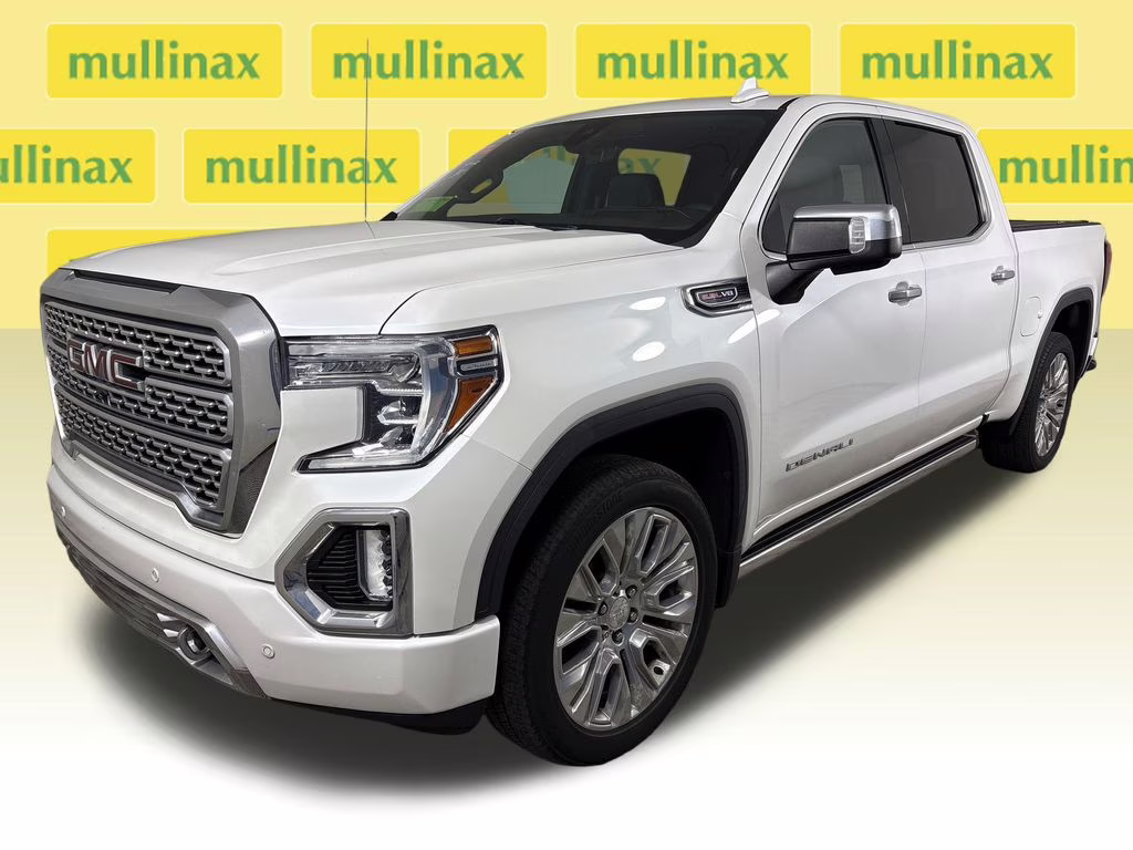 2021 White Frost Tricoat GMC Sierra 1500 Denali 4X4 Truck