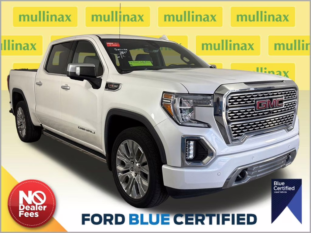2021 White Frost Tricoat GMC Sierra 1500 Denali 4X4 Truck