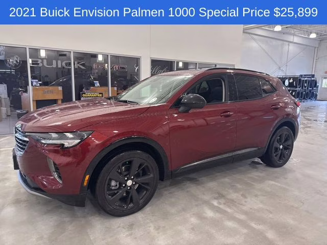 2021 Cinnabar Metallic Buick Envision Essence AWD SUV