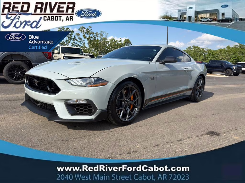 2021 Fighter Jet Gray Ford Mustang Mach 1 RWD Coupe