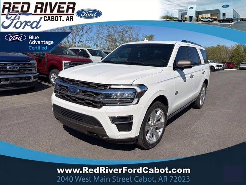 2024 Star White Metallic Tri-Coat Ford Expedition King Ranch 4X4 SUV