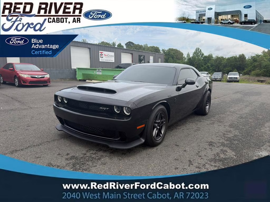 2023 Pitch Black Clearcoat Dodge Challenger SRT Demon 170 RWD Coupe