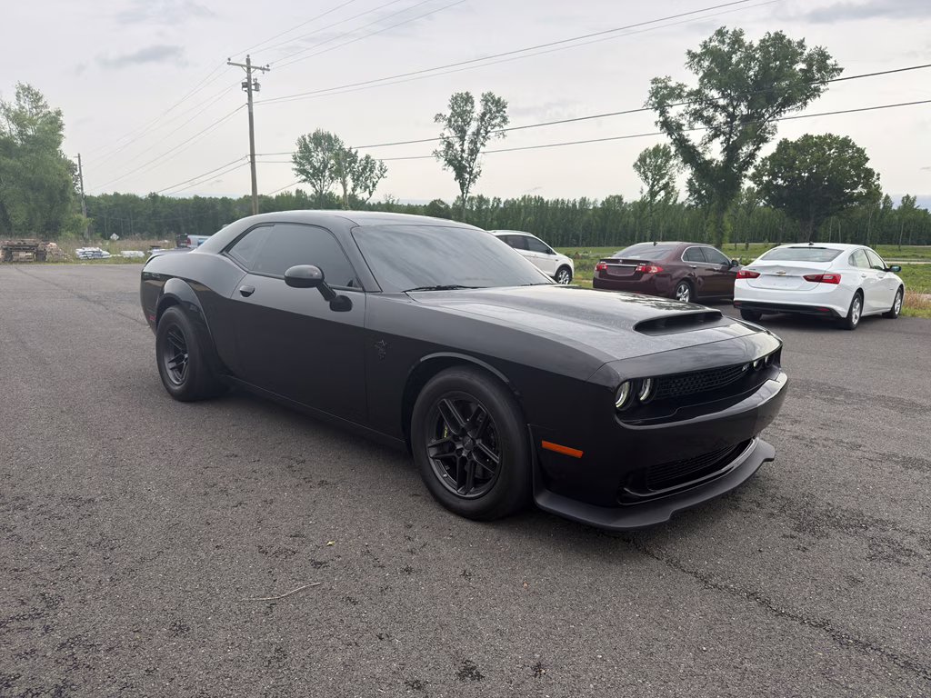 2023 Pitch Black Clearcoat Dodge Challenger SRT Demon 170 RWD Coupe