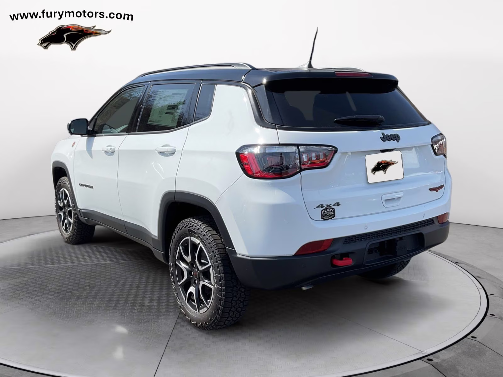 2026 Bright White Clearcoat Jeep Compass Trailhawk 4X4 SUV