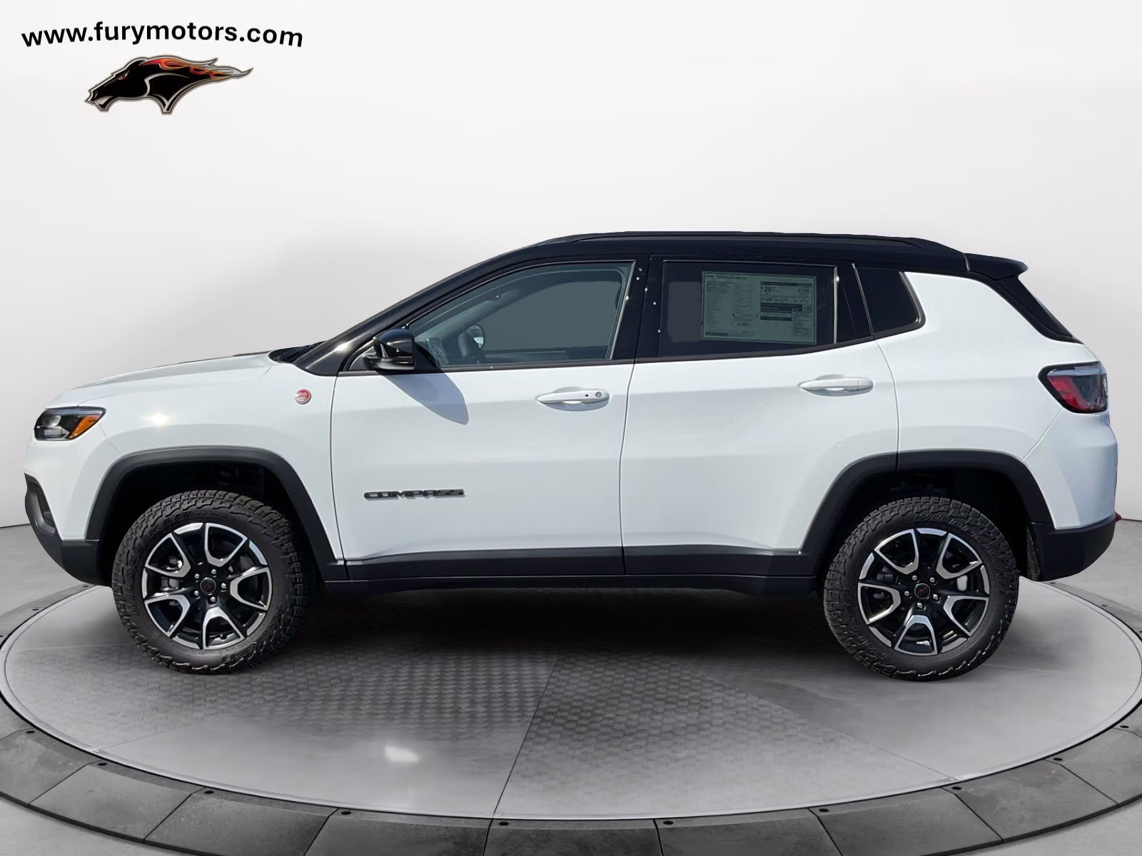 2026 Bright White Clearcoat Jeep Compass Trailhawk 4X4 SUV