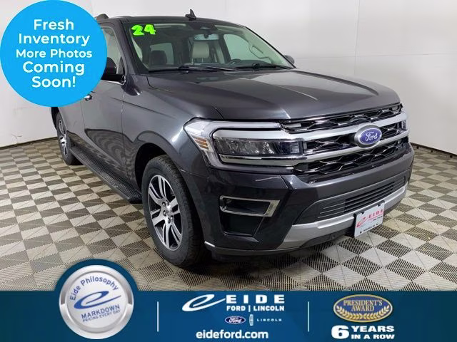2024 Dark Matter Gray Metallic Ford Expedition Max Limited 4X4 SUV