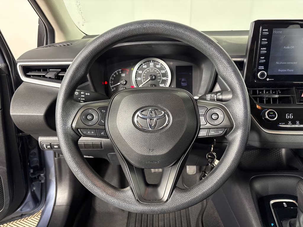 2022 Celestite w/Black Sand Pearl Roof Toyota Corolla LE FWD Sedan