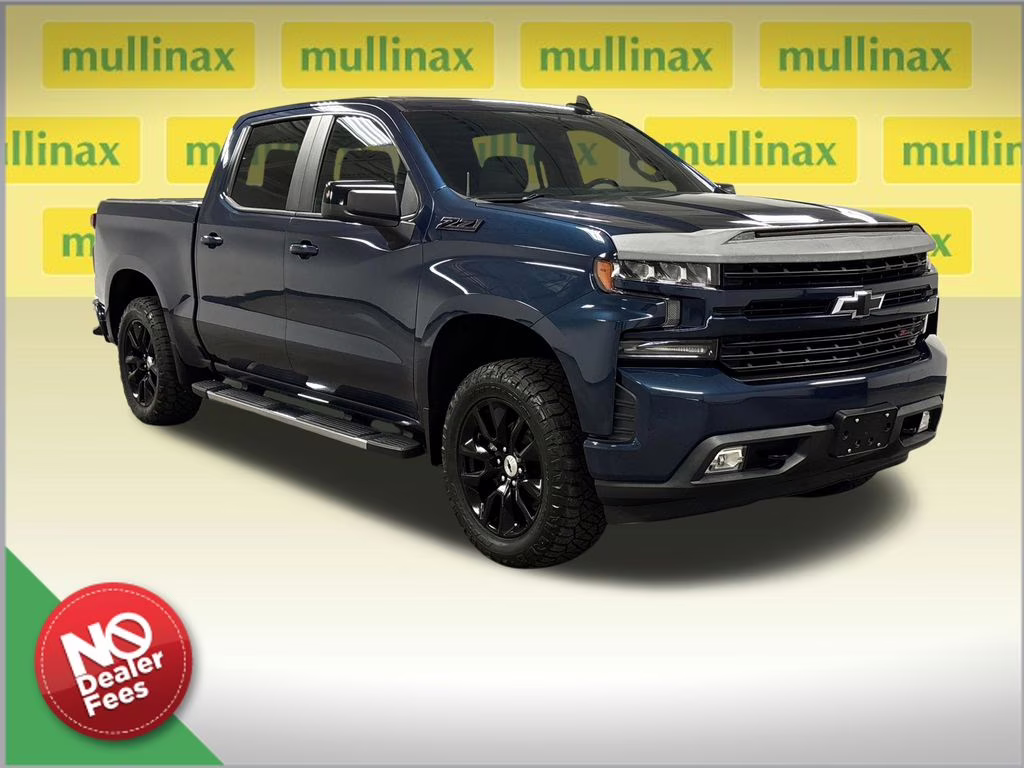 2020 Northsky Blue Metallic Chevrolet Silverado 1500 RST 4X4 Truck