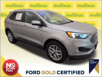 2023 Silver Metallic Ford Edge SEL AWD SUV