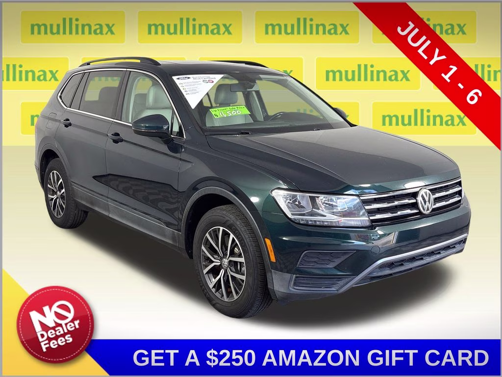 2019 Dark Moss Green Metallic Volkswagen Tiguan 2.0T SE FWD SUV
