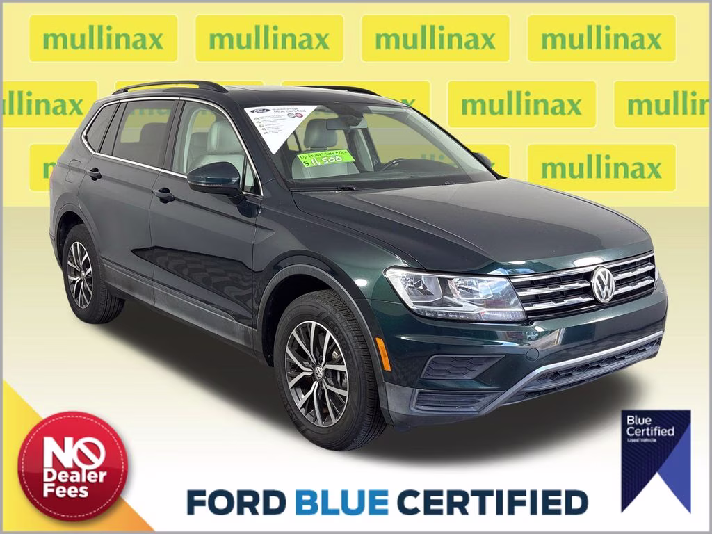 2019 Dark Moss Green Metallic Volkswagen Tiguan 2.0T SE FWD SUV