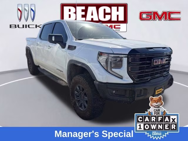 2024 Summit White GMC Sierra 1500 AT4X 4X4 Truck