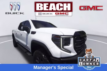 2024 Summit White GMC Sierra 1500 AT4X 4X4 Truck
