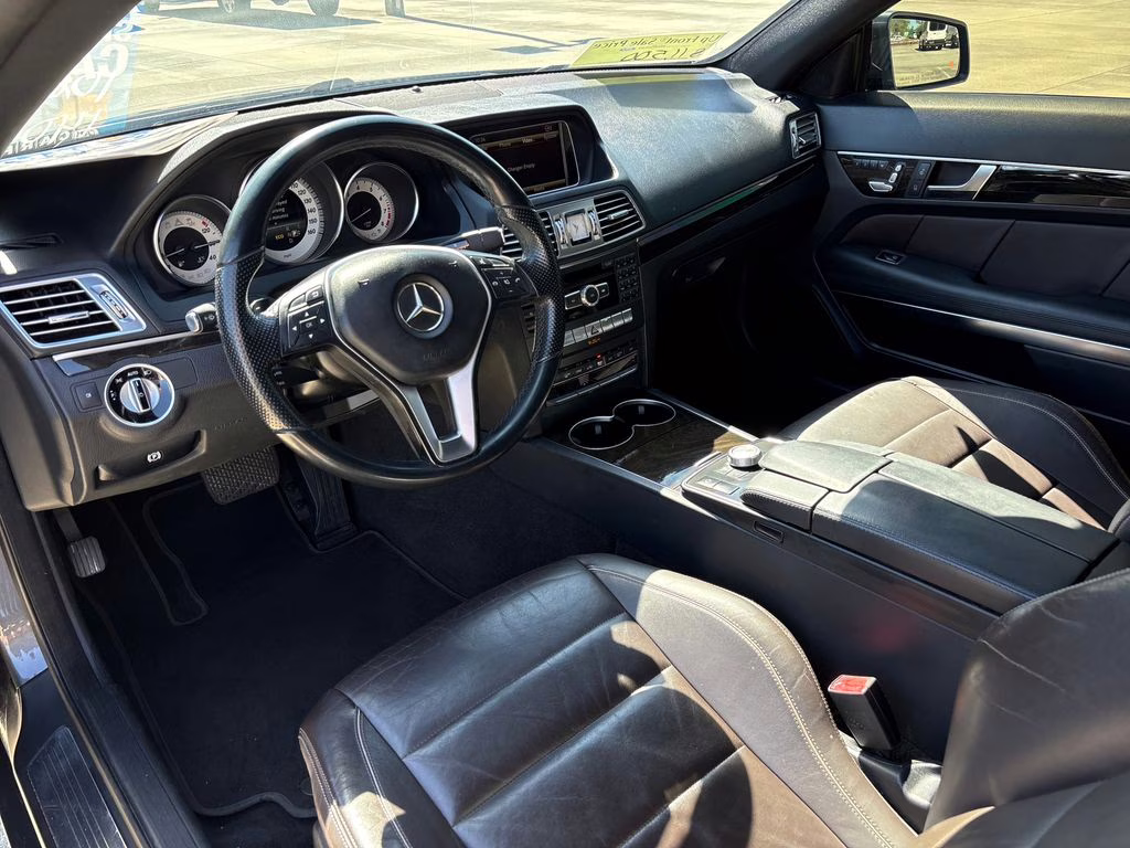 2014 Steel Gray Metallic Mercedes-Benz E-Class E 350 RWD Coupe