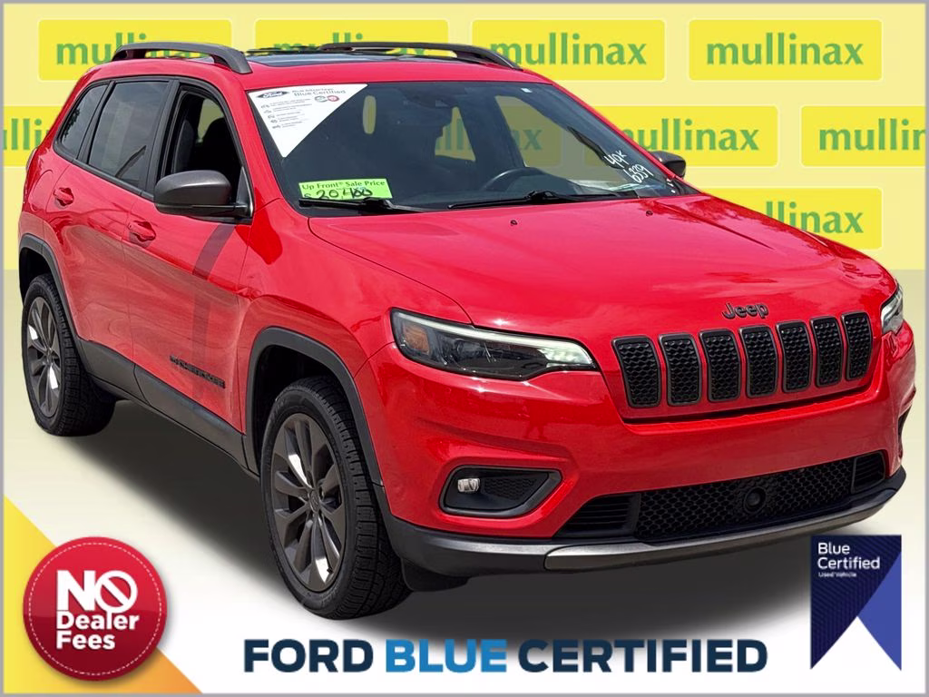 2021 Spitfire Orange Clearcoat Jeep Cherokee Latitude Lux 4X4 SUV