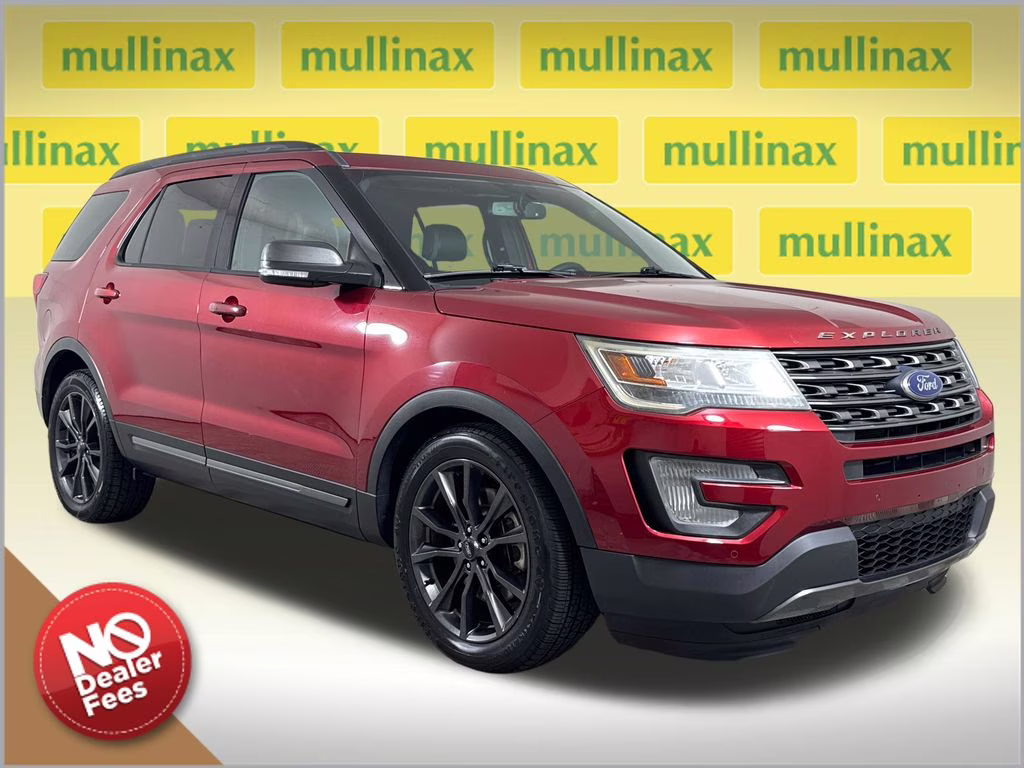 2017 Ruby Red Metallic Tinted Clearcoat Ford Explorer XLT FWD SUV