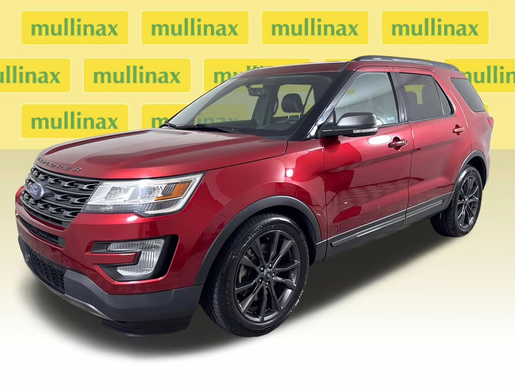 2017 Ruby Red Metallic Tinted Clearcoat Ford Explorer XLT FWD SUV