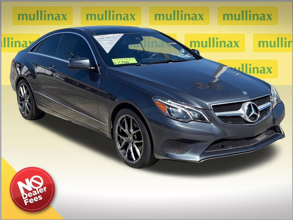 2014 Steel Gray Metallic Mercedes-Benz E-Class E 350 RWD Coupe