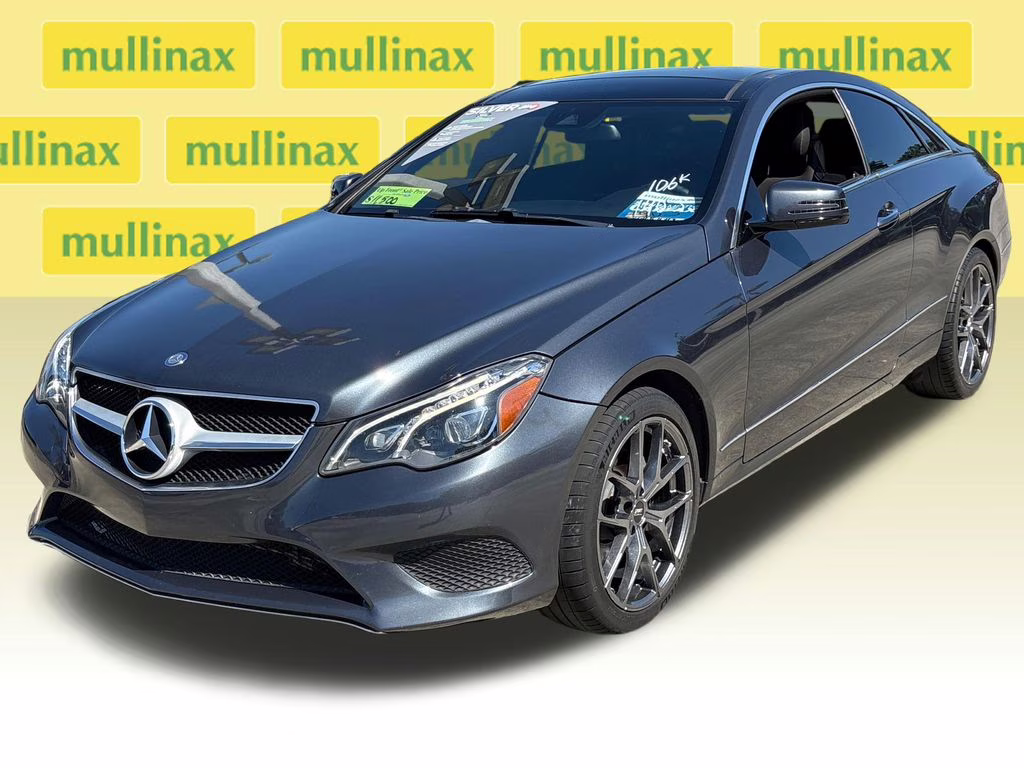 2014 Steel Gray Metallic Mercedes-Benz E-Class E 350 RWD Coupe