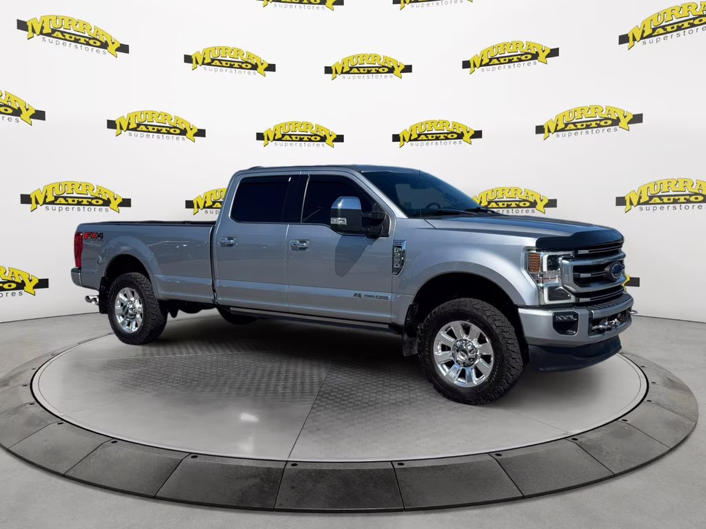 2022 Iconic Silver Metallic Ford Super Duty F-350 SRW Platinum 4X4 Truck