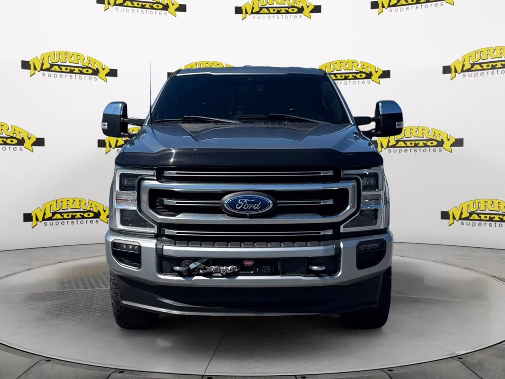 2022 Iconic Silver Metallic Ford Super Duty F-350 SRW Platinum 4X4 Truck