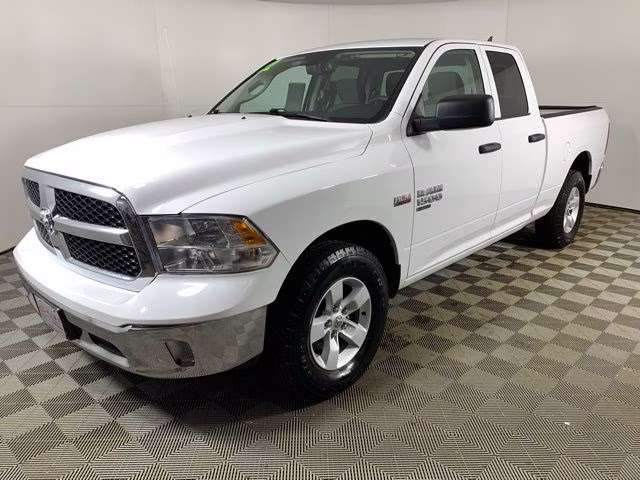 2022 Bright White Clearcoat Ram 1500 SLT 4X4 Truck