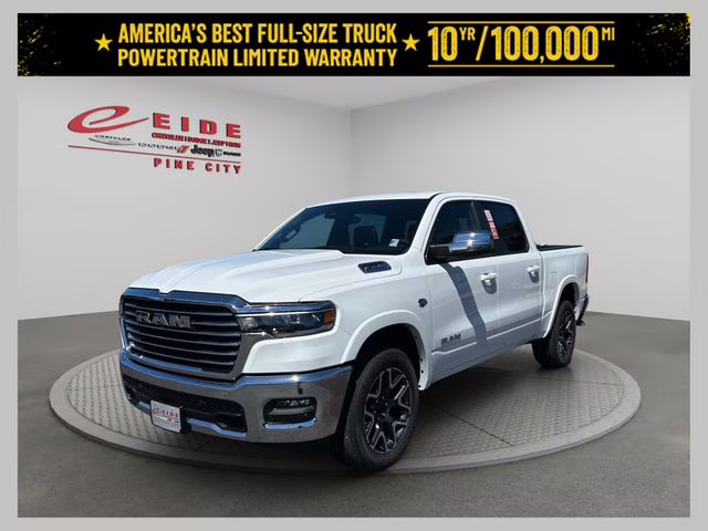 2026 Bright White Clearcoat Ram 1500 Laramie 4X4 Truck