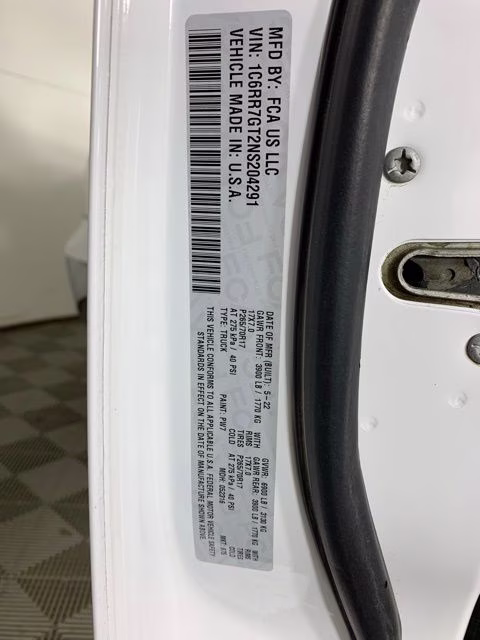2022 Bright White Clearcoat Ram 1500 Classic SLT 4X4 Truck