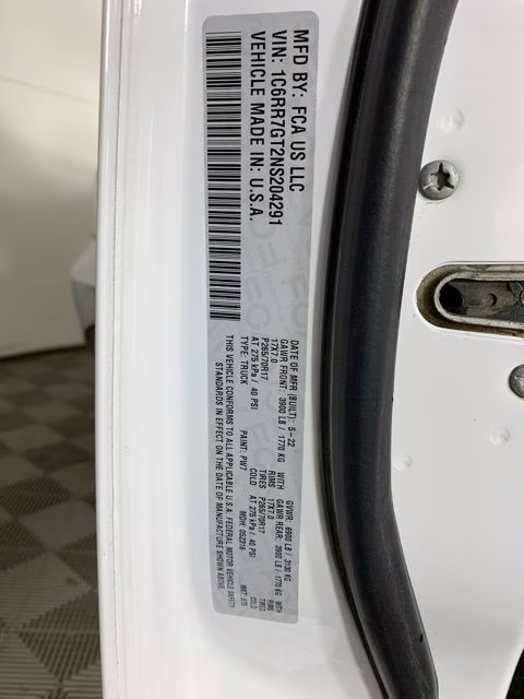 2022 Bright White Clearcoat Ram 1500 Classic SLT 4X4 Truck