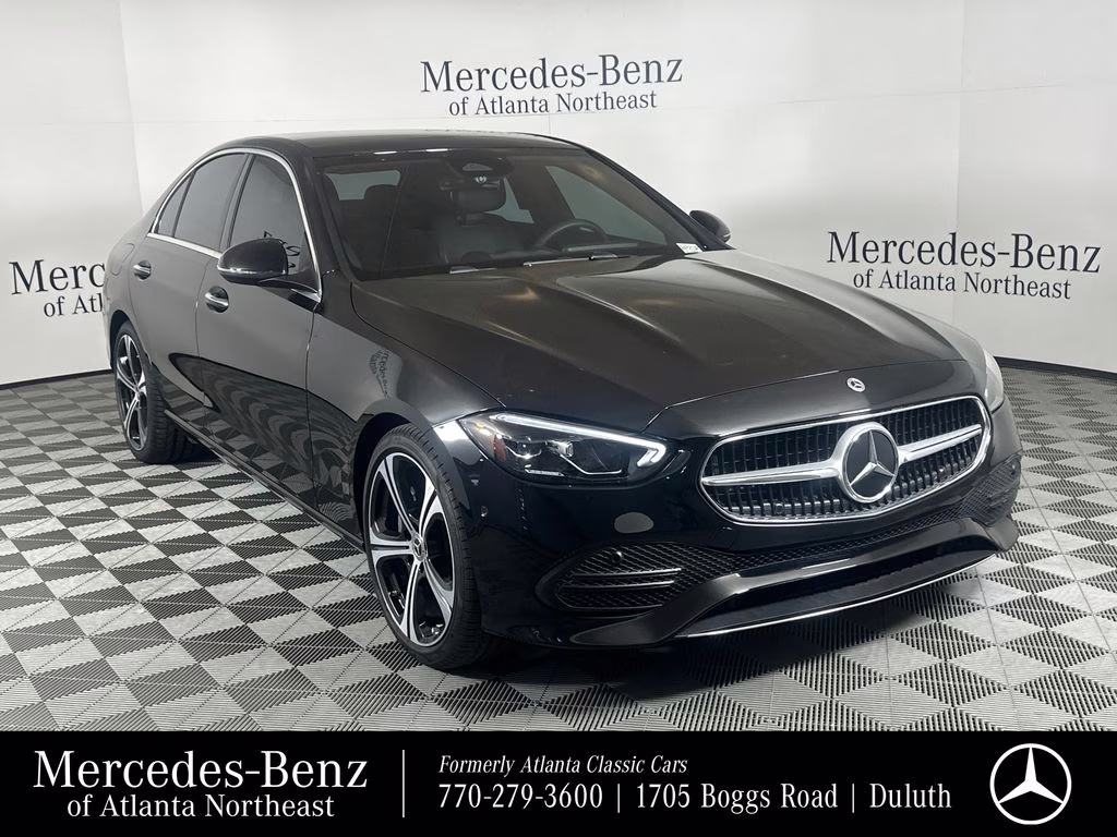 2025 Black Mercedes-Benz C-Class C 300 RWD Sedan