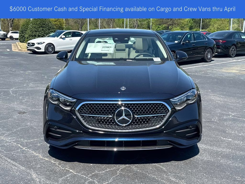 2026 Blue Mercedes-Benz E-Class E 350 RWD Sedan