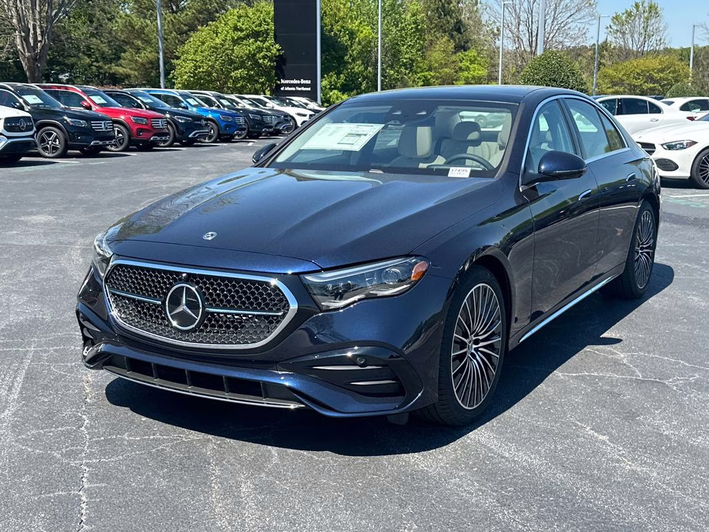 2026 Blue Mercedes-Benz E-Class E 350 RWD Sedan